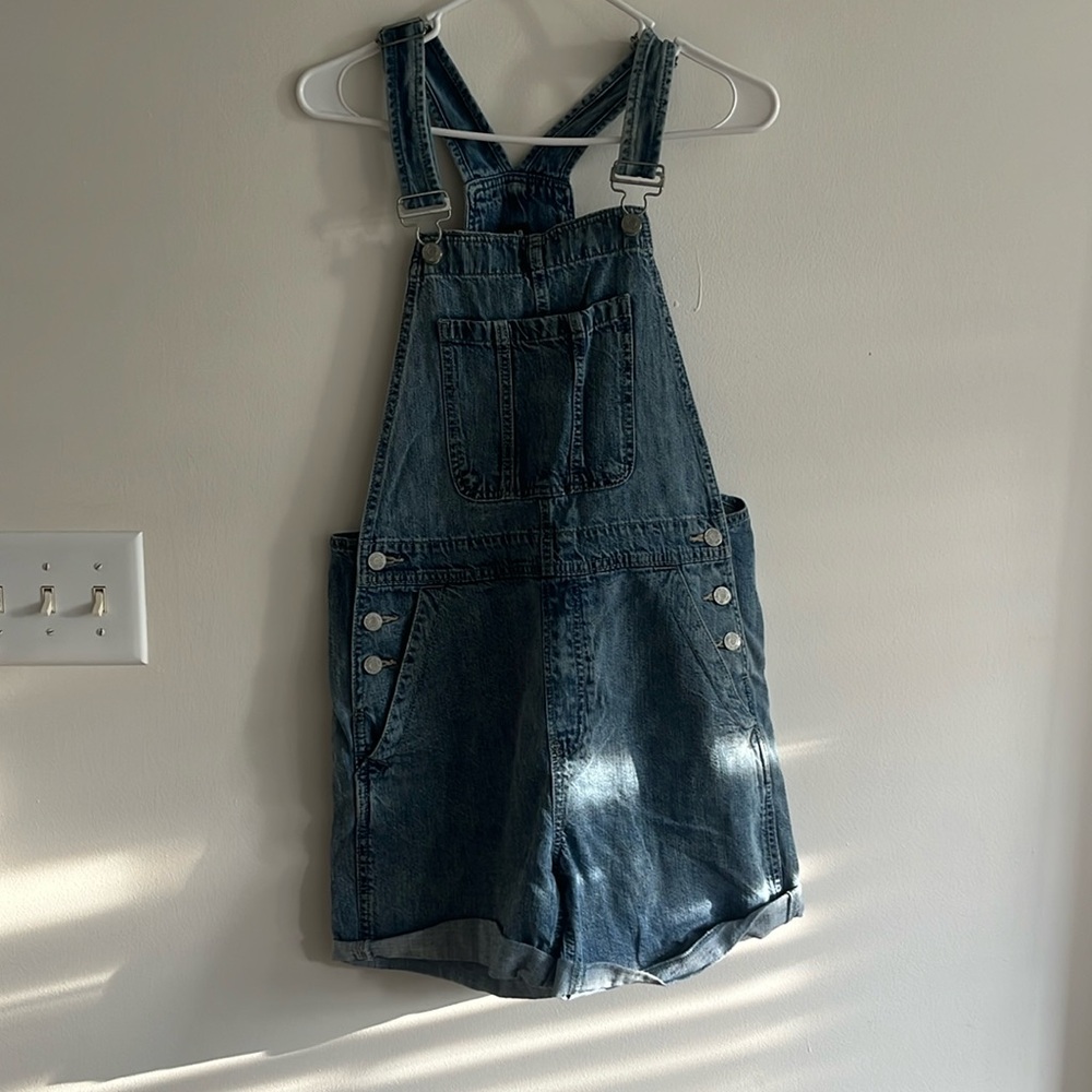 Gap denim shortalls